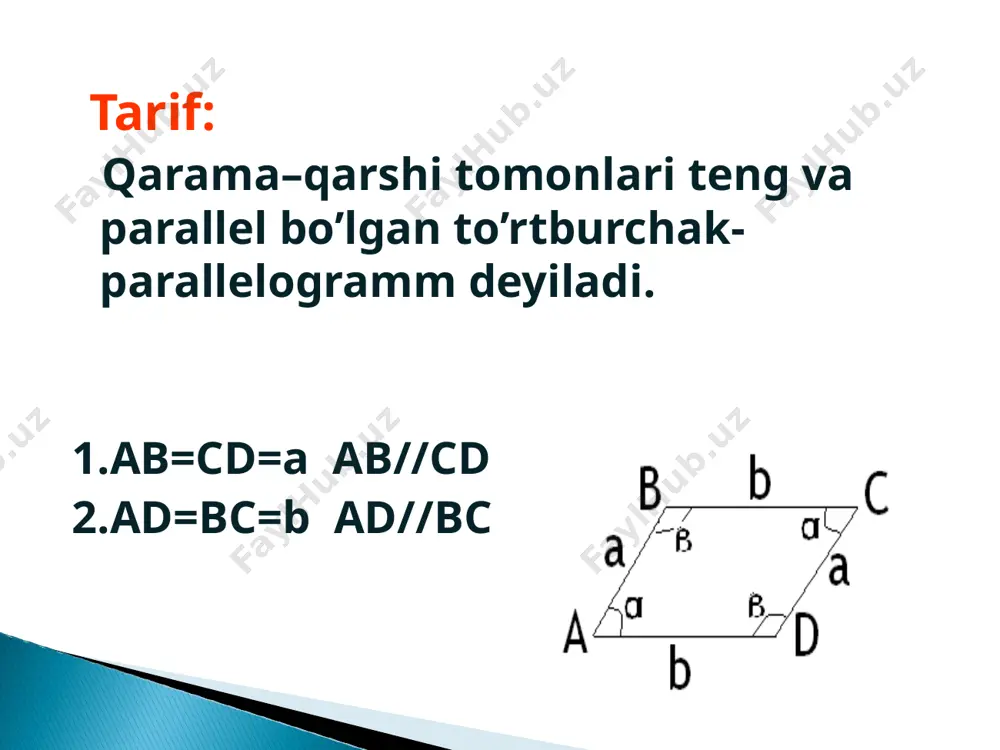 parallelogramm haqida tushuncha - Page 3