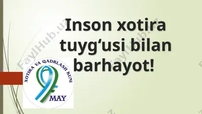 insonxotiratuyg‘usibi — PPTX