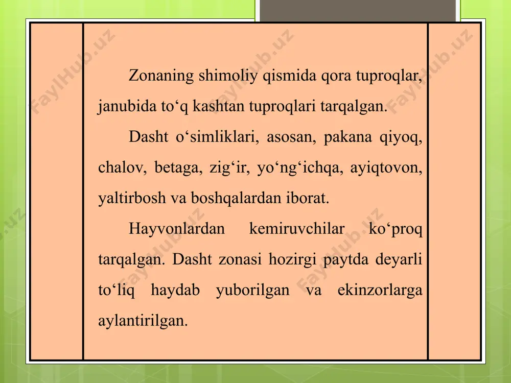 o‘rta osiyo tabiat zonalari 7-sinf - Page 5