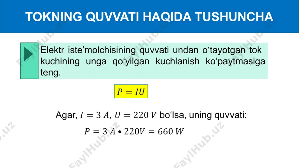elektr to'kining quvvati - Page 4