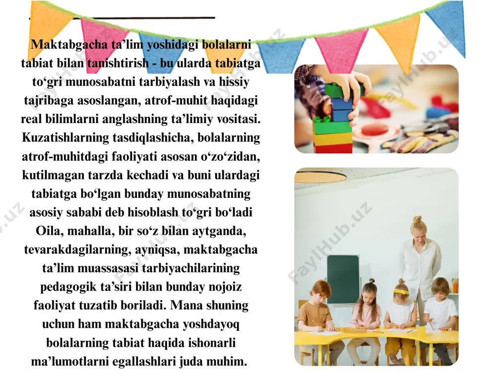 bolalarni tabiat bilan tanishtirish va axloqiy tarbiya - Page 4