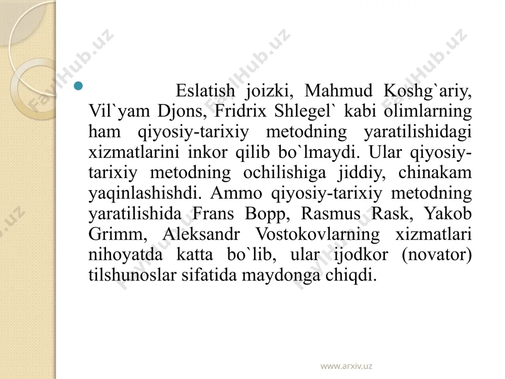 qiyosiy-tarixiy yo’nalish (xix - xx) - Page 5