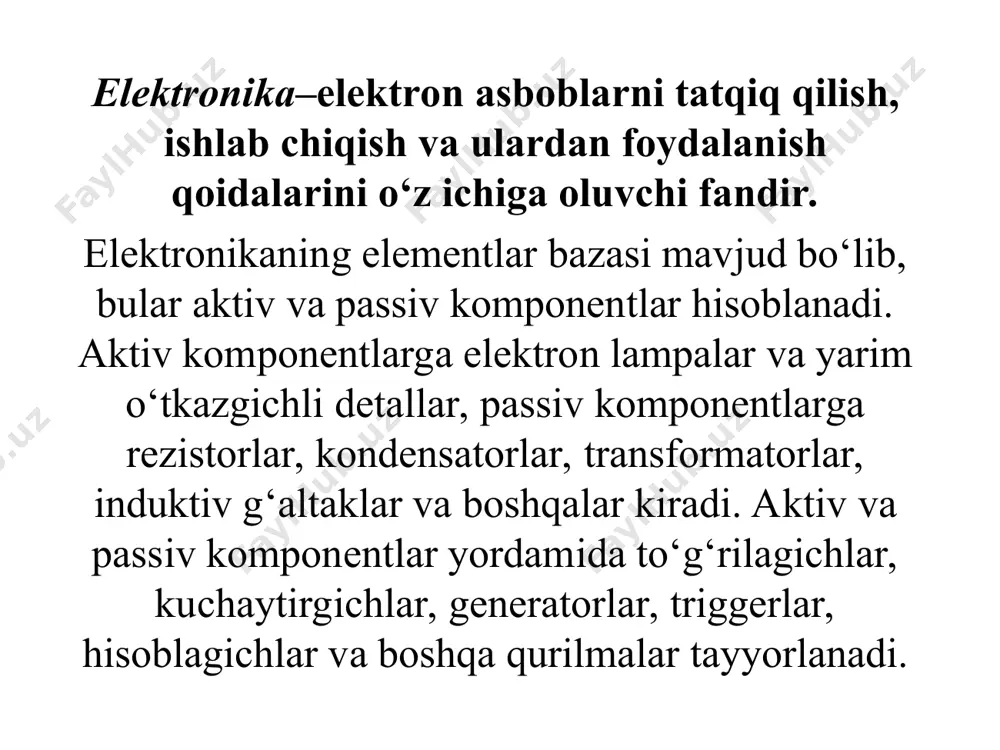 elektrotexnika va elektronika asoslari - Page 4