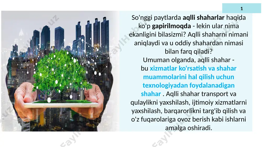 hukumat o'rtasidagi aloqani kuchaytirish uchun ishlatiladi. aqlli shahar ilovalari shahar oqimlarini boshqarish va real vaqtda javob berishga imkon berish uchun ishlab chiqilgan. shuning uchun aqlli shahar o'z fuqarolari bilan oddiy "tranzaktsion" munosabatlarga qaraganda, qiyinchiliklarga javob berishga ko'proq tayyor bo'lishi mumkin. 3 pandemiya harakatchanlik va jamoat transporti xizmatlariga jiddiy zarar yetkazdi. "biz xatti -harakatlarning tendentsiyalarini tushunish uchun universitetlar bilan ittifoq tuzishimiz va harakatchanlik imtiyozlarida ba'zi o'zgarishlar borligiga aminmiz". “biz velosipedlar uchun yo‘laklar yaratsak va jamoat joylaridan xavfsiz foydalanish choralarini ishlab chiqsak. biz jamoat transportidan foydalanishning ko'payganiga guvoh bo'lamiz. bu yanada barqaror shaharga ega bo'lish uchun katta imkoniyatga aylantirilishi mumkin." 5g ulanishi 5g-da tezlikdan ko'ra ko'proq narsa bor. bu tarmoqning kengayishi, javob berish qobiliyati, narsalarning interneti, virtual haqiqat va avtonom avtotransport texnologiyasi bilan bog'liq. sog'liqni saqlash xizmati 5g bilan kengayadi, chunki bu telemeditsina konferentsiyasini o'tkazishga imkon beradi. ko'p foydalanuvchilarga tarmoqdan foydalanish, bir vaqtning o'zida yanada barqaror ulanish bilan ma'lumot almashish imkonini beradigan …