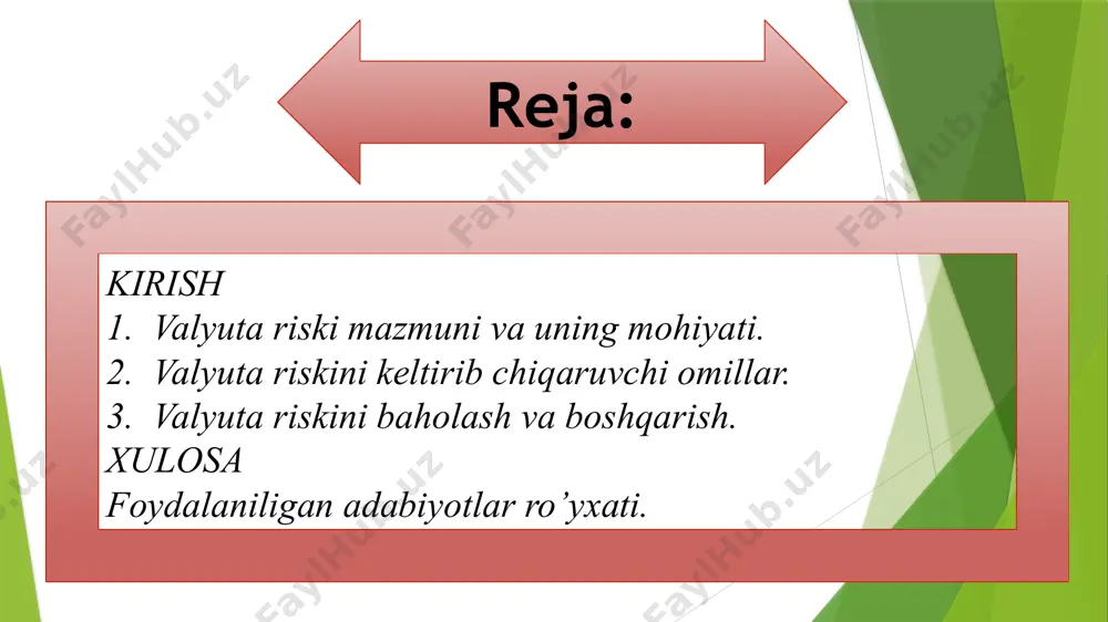 valyuta risklarini kamaytirish usullari - Page 2