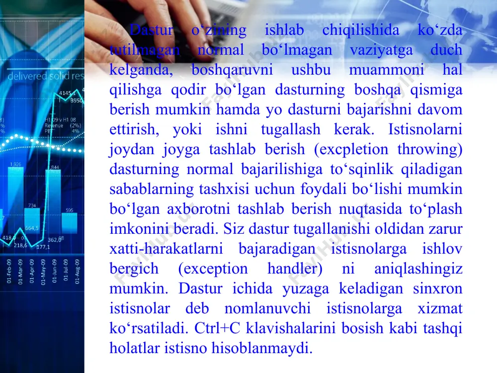 c++ da istisnolar bilan ishlash - Page 4