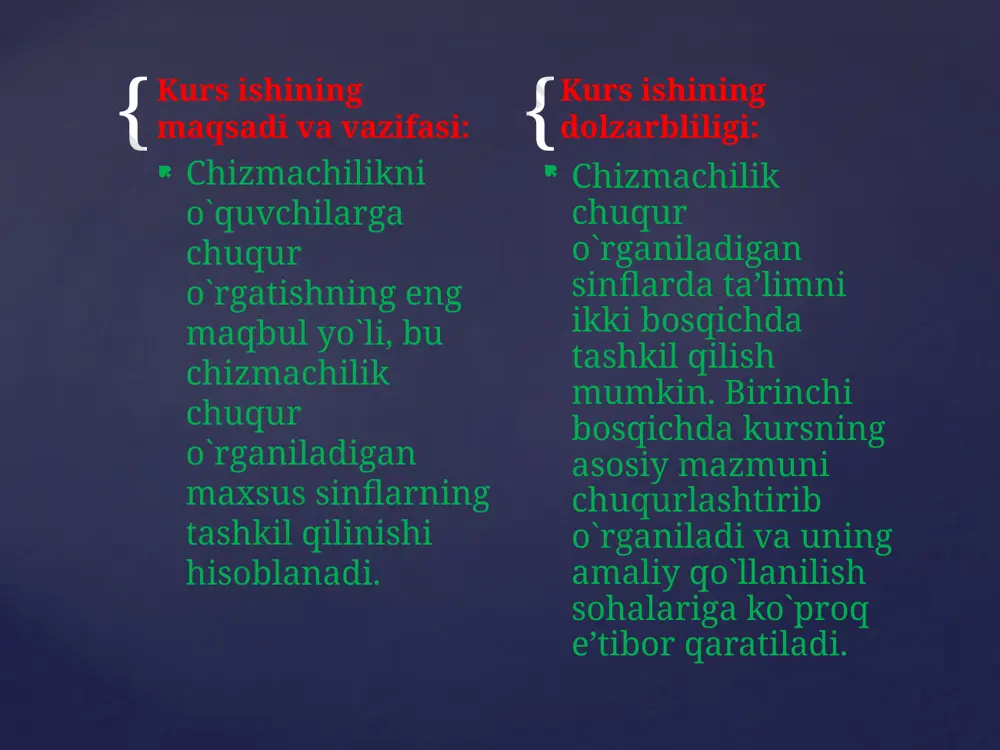 machilik». - toshkent.; «yangi nashr», 2008. 6. 6.abdirasilov s., boymetov b.. tolipov n. «tasviriy san'at»>. - t.: llm-ziyo, 2006. 7. abdirasilov s., n. tolipov n. «rangtasvir». -t.: bilim, 2005. foydalanilgan adabiyotlar etiboringiz uchun raxmat. image2.png image3.png image4.png image5.png