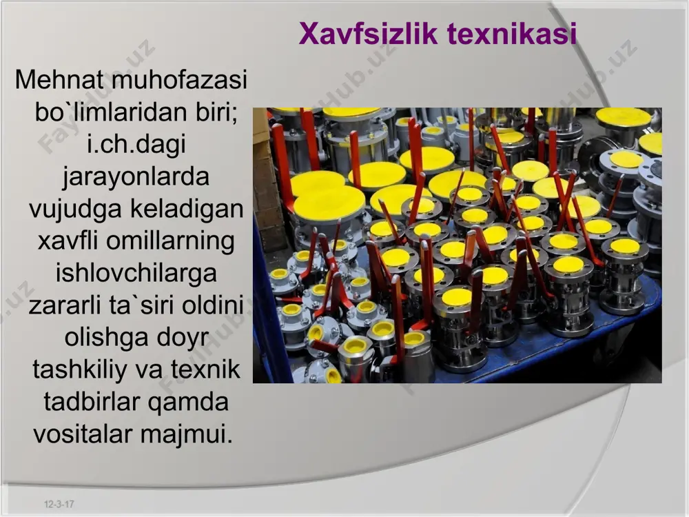 9 9 9 9 x.t. texnika taraqqiyoti, ishlab chiqarishni avtomatlashtirish va kompleks mexanizatsiyalash bilan uzviy bog`liq bo`ladi. 10 10 10 10 e`tiboringiz uchun rahmat! 11 11 11 11 image2.jpeg image1.png image3.jpeg image10.jpeg image11.jpeg image12.png image13.png image14.png image15.png image16.png image17.png image18.png image19.png image4.png image5.jpeg image6.png image7.png image8.jpeg image9.jpeg image20.jpeg image21.jpeg image22.jpeg image23.jpeg image24.jpeg image25.jpeg image26.jpeg image27.jpeg image28.jpeg image29.jpeg image30.png /docprops/thumbnail.jpeg