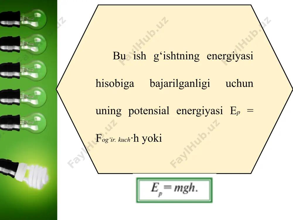 energiya turlari. quvvat 6-sinf - Page 5