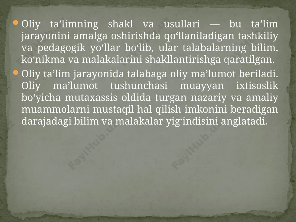 oliy ta'limning shakl va usullari - Page 4