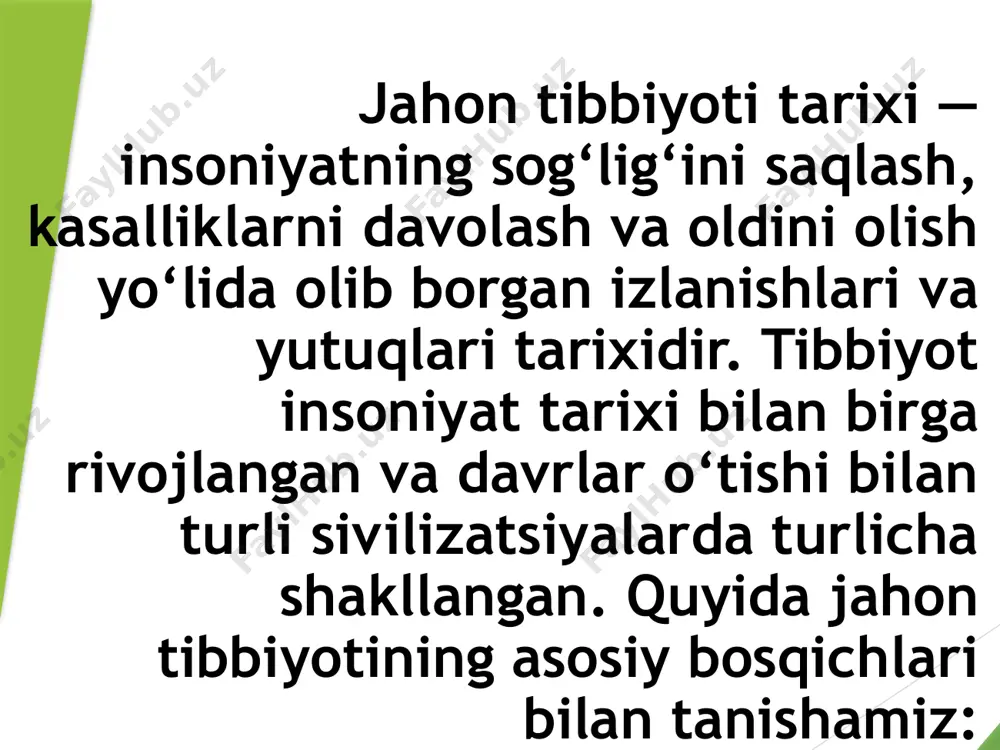 jahon tibbiyoti tarixi - Page 3