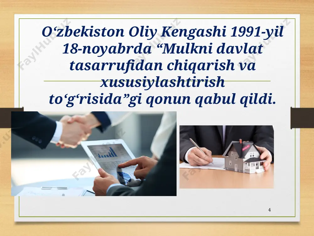 o’zbekistonning bozor iqtisodiyotiga o’tishi - Page 4