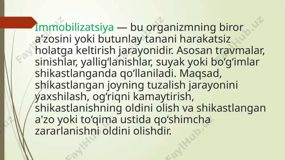tibbiy immobilizatsiya - Page 3