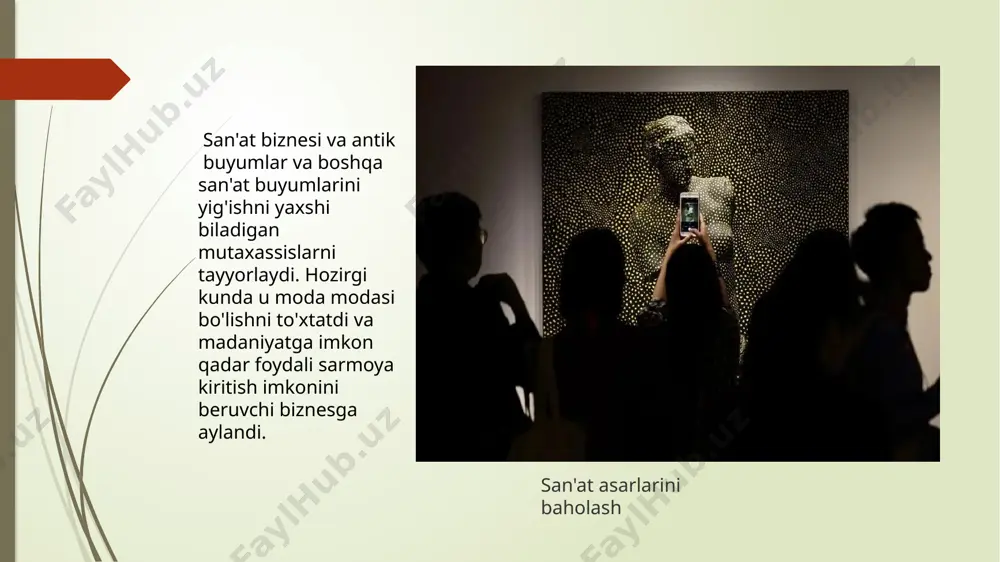 tasviriy sanat va antik buyumlar sohasidagi biznes - Page 5