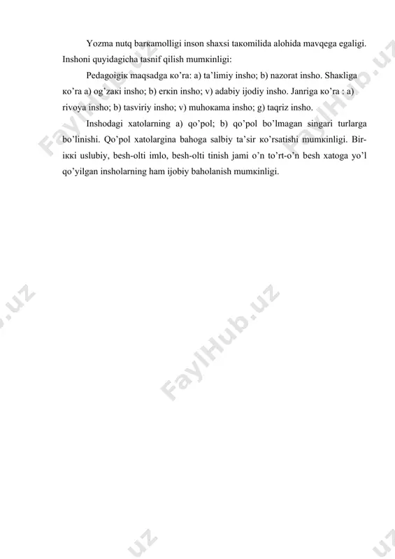 o’quvchilаrning yozmа nutqini o’stirish - Page 5