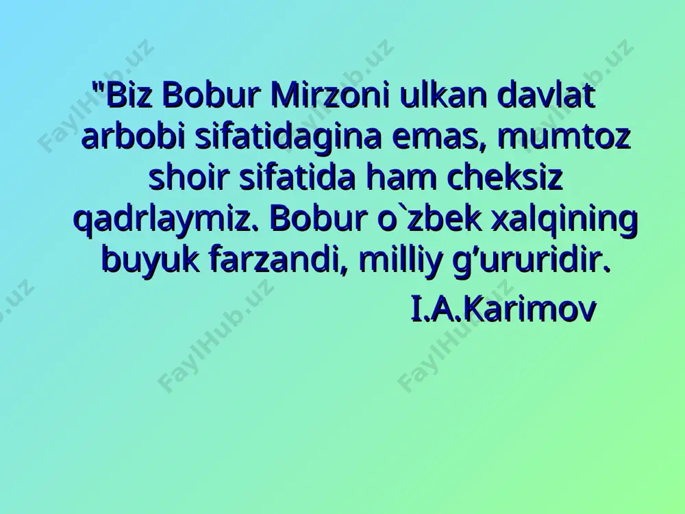 z.m. boburning hayoti va ijodi - Page 3