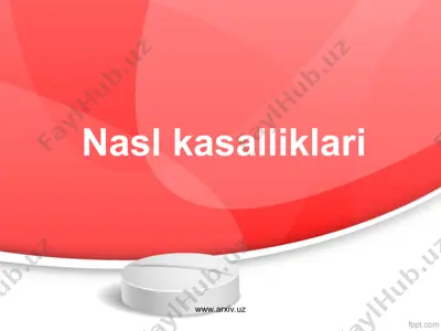 nasl kasalliklari — PPT