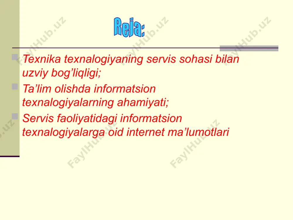 servis faoliyatidagi informatsion texnologiyalar - Page 3