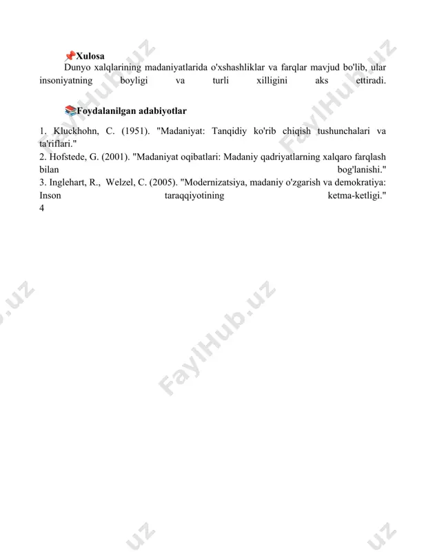 dunyo xalqlari madaniyatidagi umumiylik va farqlar - Page 5
