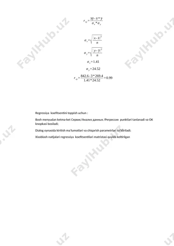 ekonometrika fanidan laboratoriya ishi - Page 4