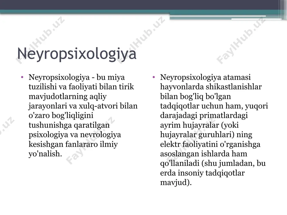 neyropsixologiya va uning rivojlanishi tarixi - Page 4