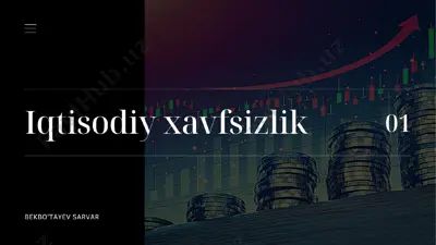 iqtisodiy xavfsizlik 01 — PPTX