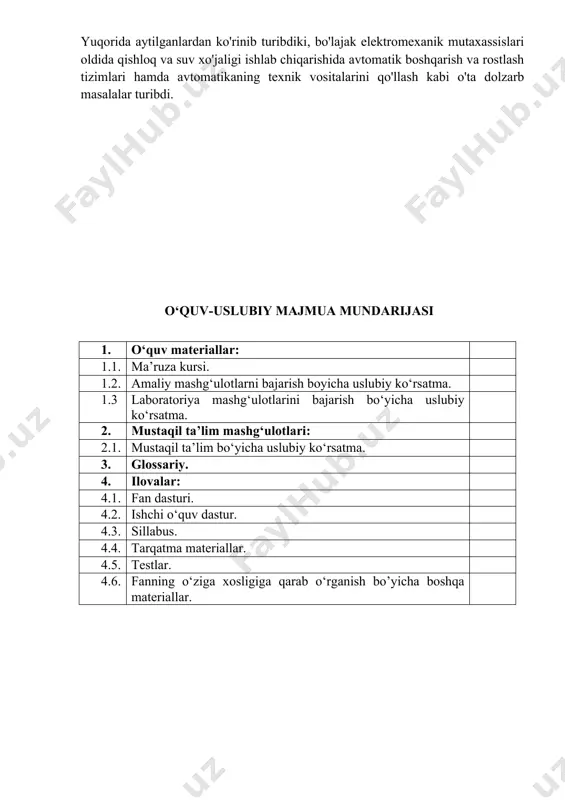adigan (к о 'rib, ushlab bo'lmaydigan) hodisalar mujassamligidir. hodisalar va sabablar mujassamligida jarayon aniqlanadi.texnologik jarayonlar - bu xom-ashyoni va qayta ishlashga yo'naltirilgan mexanikaviy, fizik-kimyoviy va boshqa jarayonlami yig' indisidir.rostlash- boshqarishning xususiy holi yoki bir qismi hisoblanadi.boshqarish - boshqarilayotgan jarayonlarga (ob'ektga) belgilangan o'zgarishni kirita oladigan (optimal holatga o'tkaza oladigan) har qanday maqsadli yo'naltirilgan harakatdir yoki ta' sir jarayonidir;- tizimni uni parametrlariga ta'sir etish yo'li bilan y a ni, oldindan belgilangan holatga o'tkazish jarayonidir;- kelayotgan axborotni qayta ishlash y o'li bilan olingan yechimga asoslangan buyruq axborotini hosil qilish;- bir tizimni ikkinchi tizimga, uning holatini aniq yo'nalishda o'zgartirishga intiluvchi, bir maqsadni ko'zda tutgan axborot ta'siri;- ma' lum tizimda ketayotgan jarayonni kerakli holatda ushlab turish yoki kerakli har xil holatlarga o’tkazish.boshqarish tizirni - boshqarish usullari (nazariyasi) ni amalga oshirish uchun texnikaviy vositalami o 'z ichiga oladi. murakkab boshqarish tizimlarini qurish va unda kechadigan jarayonlami boshqarishning umumiy qonuniyatlari o'rganiladi. 1948 yilda amerika olimi aqsh massachuset …