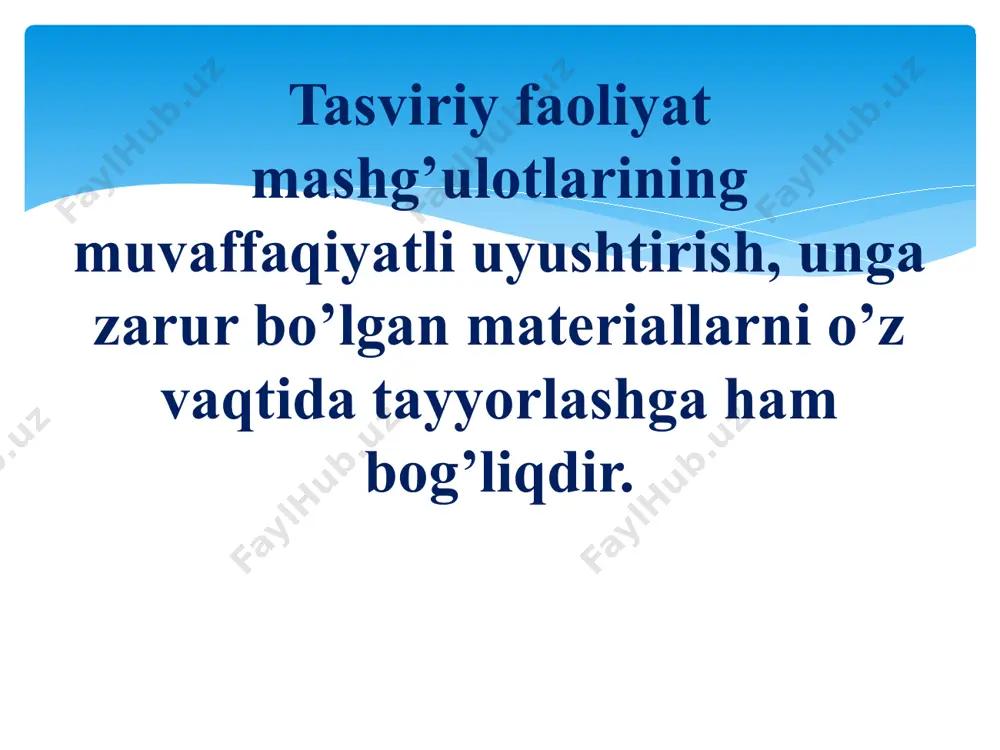 tasviriy faoliyat mashg‘ulot turlari. mashg‘ulotlarni tashkil qilish - Page 5