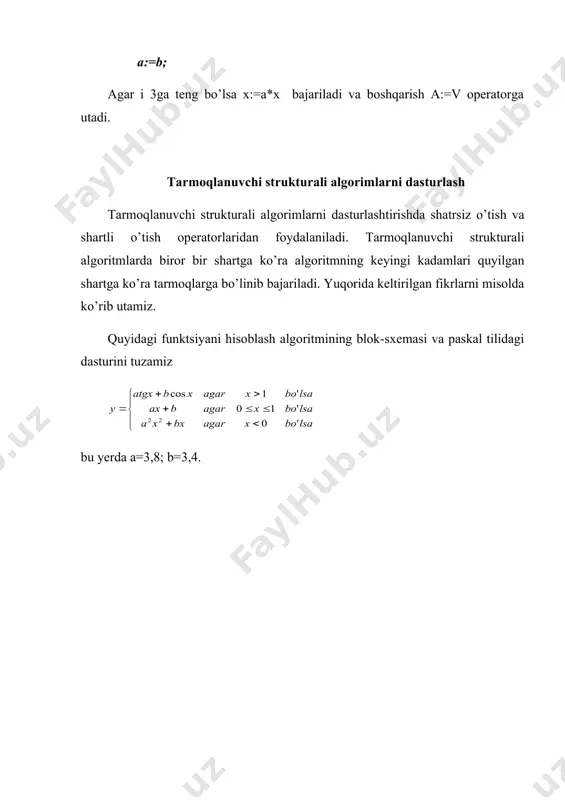 tarmoqlanuvchi hisoblash jarayonlarini algoritmlash va dasturlash - Page 4