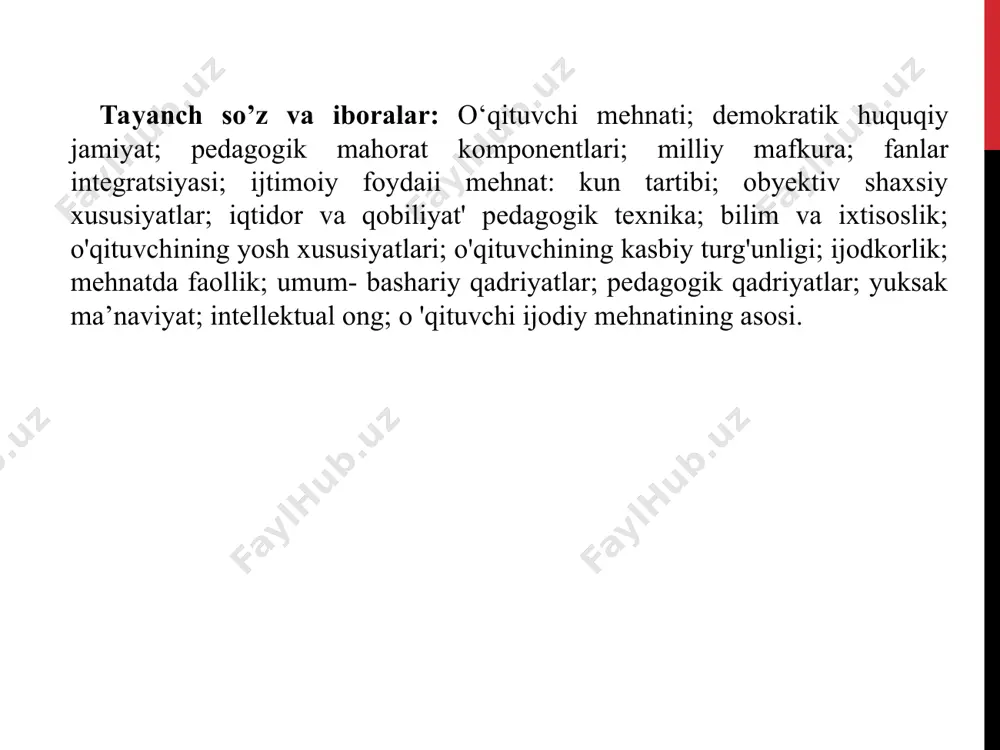 zifalarni natijasini bilish; talab ochiq chehra, samimiy, bir ohangda berilishi, iltimos maslaxat yaxshi niyatga chorlash; talab bolalarning yoshi, bilim saviyaiga mos bo’lishi; talablarda kesatish, luqma, minnat qilish bo’lmasligi va boshqalar. tarbiyachining navbatdagi vazifasi bolalar jamoasini tashkil qilish, tarbiyalash va jipslashtirish borasidagi nazariy bilimlarni o’zlashtirib, ilg’or tajribalarga suyanib o’quvchilarni tarbiyaviy jarayonda o’rtoqlik, do’stlik, o’zaro hamkorlik, hamjihatlik, o’z-o’zini tarbiyalash mahoratini o’zlashtirishdan iborat. ular: sinf boshlang’ich jamosini tarbiyalash va ularda o’zaro munosabat aloqalarini yaratish; o’quvchilar kundalik faoliyatlarini hamma qirralari jamoada jipslashtirish; shaxsiy manfaatdan jamoa manfaatini yuqori qo’yishga o’rgatish; jamoada bir-biriga mehr oqibatli, muruvvat va saxiylik, do’stona hamkorlik mavjud bo’lsa, u katta tarbiyaviy kuchga aylandi. har bir o’qituvchi pedagogik faoliyat yuritar ekan, berayotgan ta’lim-tarbiyasini yanada samarali chiqishi uchun u o’z ustida muttasil ishlashi, bilimini, mahoratini o’stirishi kerak. o’qituvchilar bilan bo’ladigan munosabatlarni puxta o’ylab ularning ko’ngigi ozor yetkazmasdan muomala madaniyatini bilgan holda ish olib bormog’i lozim. har bir o’qituvchining dunyoqarashi uning muomalasidan namoyon bo’ladi. muomalaning …