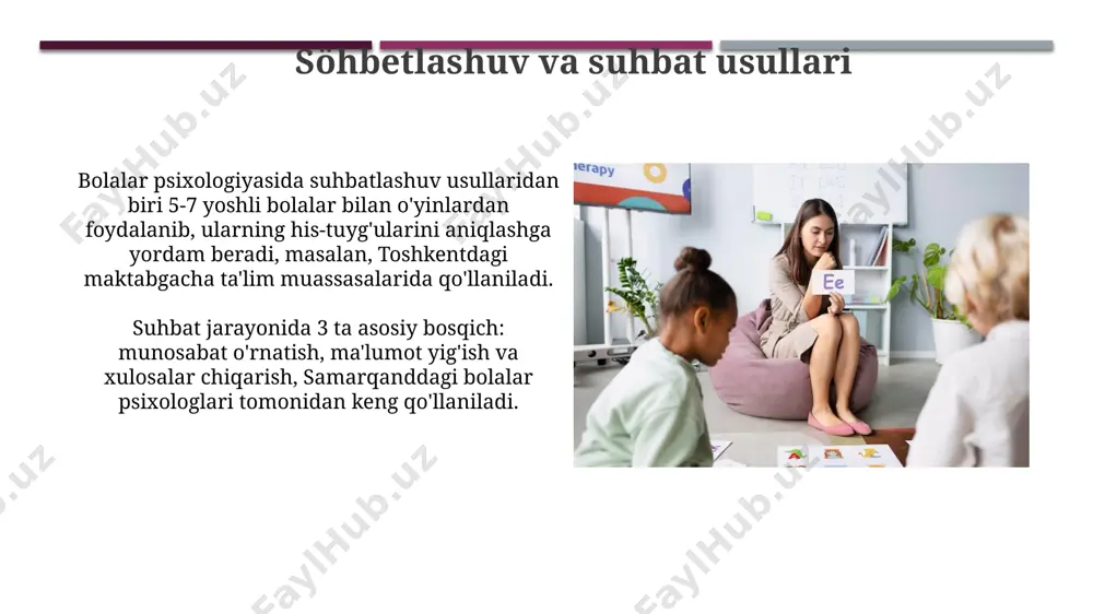 bolalar psixologiyasining metodlari - Page 4