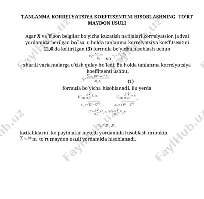 korelyatsion nazariyasi elementlari — PPTX