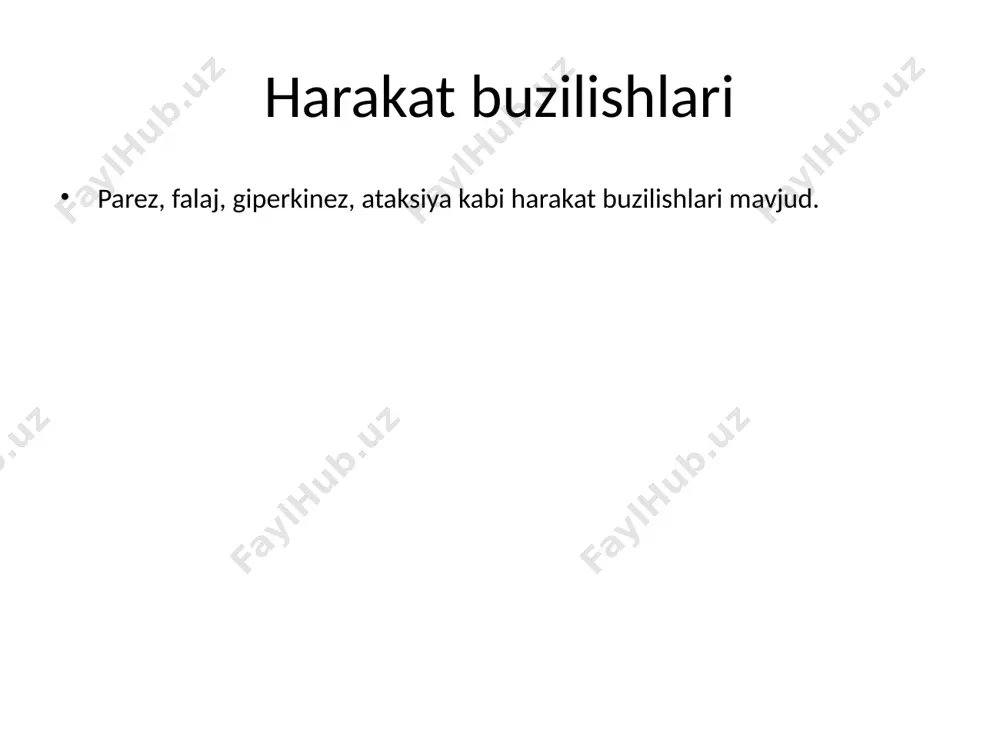 harakat va sezgi buzilishlari - Page 4