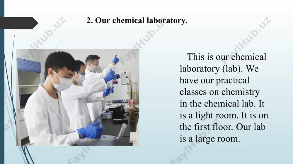 our chemical laboratory. taqdimot 13 bet. - Page 5
