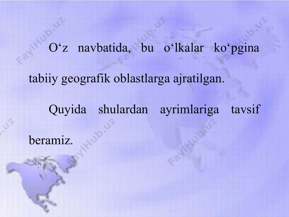 shimoliy amerikaning tabiiy geografik o'lkalari 6-sinf - Page 3