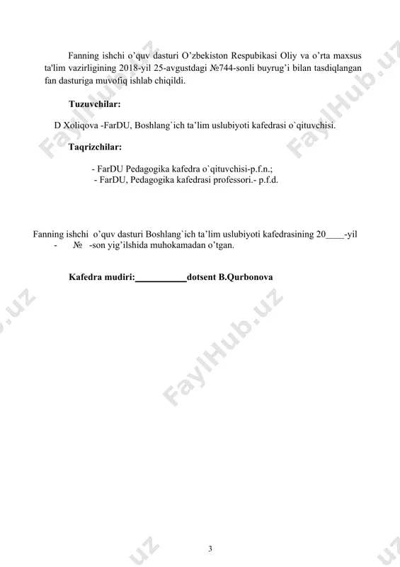 ‘spirinlik, tadqiqot metodlari,omillar. 1. boshlang‘ich ta’lim pedagogikasi fanining maqsad va vazifalari.pedagogika (yunoncha paidagogike bo‘lib, paidagogos “bola” va “etaklayman”) ijtimoiy tarbiyaning umumiy qonuniyatlari, muayyan jamiyatda yagona ijtimoiy maqsadga muvofiq yosh avlodni tarbiyalash hamda unga ta’lim berishning mohiyati va muammolarini o‘rganadigan fan. pedagogika ijtimoiy fanlar tizimiga kiruvchi fan sanalib, yosh avlod hamda kattalarni milliy istiqlol g‘oyalari asosida tarbiyalash, unga ta’lim berish muammolarinio‘rganadi. pedagogika fani shaxsni rivojlantirishning ikki muhim jihati – uni o‘qitish va tarbiyalashga asosiy e’tiborni qaratganligi bois didaktika (ta’lim nazariyasi) va tarbiya nazariyasi fanning muhim tarkibiy qismlari hisoblanadi. didaktika (yunoncha didaktikos “o‘rgatuvchi”) ta’limning nazariy jihatlari, ta’lim jarayonining mohiyati, tamoyillari, qonuniyatlari, o‘qituvchi va o‘qituvchi faoliyatlari, ta’limning maqsadi, mazmuni, shakl, metod, vositalari, natijasi, ta’lim jarayonini takomillashtirish yo‘llari va hokazo muammolarni tadqiq etadi. tarbiya nazariyasi – pedagogikaning muhim tarkibiy qismlaridan biri bo‘lib, tarbiya jarayoni mazmuni, shakl, metod, vosita va usullari, uni tashkil etish muammolarini o‘rganadi. pedagogika fani shaxsni shakllantirishdek ijtimoiy buyurtmani bajarish asosida jamiyat …