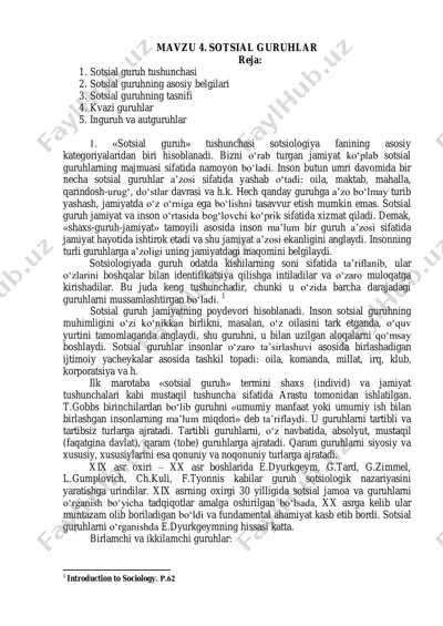 sotsial guruhlar — PDF