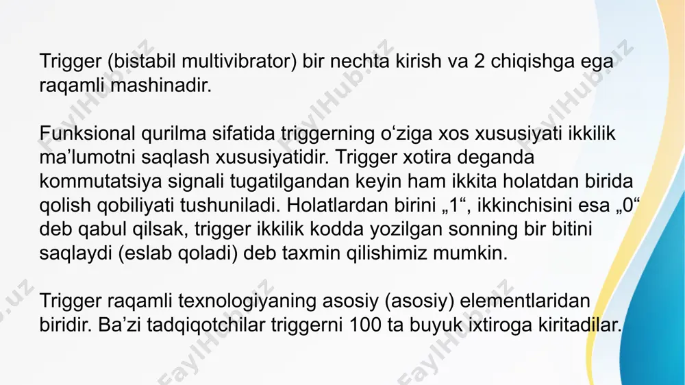 triggerlar va ularning ishlash printsipi - Page 4