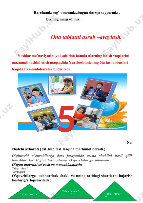 o‘g‘inlaming gallanishi bilan sodir bo‘ladi . somslardagi sporangiylar ichida yetil gan sporalar sporangiy po‘sti yorilgach tashqariga chiqadi va shamol yoki suv yordamida tarqaladi . nam tuproqqa tushgan sporadan gametofit о ‘sib chi qadi . qirqquloqlaming gametofit bo‘yi 1 sm keladigan , yashil , yupqa va yuraksimon o‘simta bo‘lib , pastki qismidagi rizoidlari bilan tuproqqa yopis hib turadi . lekin u uzoq yasha maydi . gametofitdagi ante ridiylarda ko‘p xivchinli hara katchan spermatozoidlar , arxegoniylarda esa tuxum hujay ra yetiladi . yomg‘ir paytida anteridiy va arxegoniy uchidan ochiladi va anteridiydan chi qqan spermatozoidlar arxegoniy lar ichiga kirib , tuxum hujayra bilan qo‘shiladi . umg‘langan tuxum hujayradan murtak hosil bo‘ladi . murtak esa о ‘sib, undan yangi qirqquloq - sporofit rivojlanadi qirqquloqlardagi vegetativ ko‘payish ildizpoyalari orqali sodir bo‘ladi . 0‘zbekistonda qirqqulo qlar asosan tog‘lardagi o‘rmon larda , qoyalar soyasida , g‘orlar ichidagi semam tuproqlarda o‘sadi . bularga misol qilib , zuh rasoch …