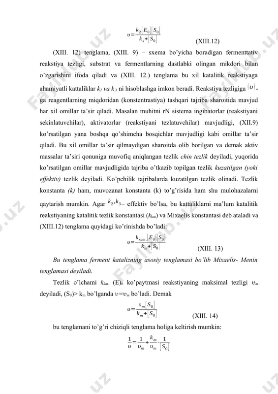 eakstiyalarni, ya’ni katalitik reakstiyalarning sinflanishi (klassifikastiyasi) katalitik reakstiya borgan sohaga va reakstiya mexanizmiga qarab ikki xil bo’ladi. kataliz reakstiya borgan sohaga ko’ra gomogen va geterogen (kontakt) katalizatorga bo’linadi. gomogen katalizda reagentlar va katalizator bir muhitda, bir xil agregat holatda bo’ladi. masalan, efirlarning ishqorlanish reakstiyasida reagent efir, katalizator kislota – suyuqlik, nitroza usuli bilan hno3 olishga esa reagent ham, katalizator ham gazdir. foydalanilgan adabiyotlar ro’yxati 1. “neft va gazni qayta ishlashda katalitik jarayonlar” ma’ruza matni. safarov b.j. buxoro 2012 y. 2. h.r.rustamov, sh.p.nurullayev. “fizikaviy kimyo”. toshkent 2011 y. 376 bet. 3. кравцов а.в., ивашкина е.н., юрьев е.м теоретические основы каталитических процессов переработки нефти и газа: учебное пособие. – томск: изд-во тпу, 2009. – 146 с. internet saytlari 1. www.rwe.com 1. www.oil.com 1. www.oil-gas.at 1. www.cac-chem.de 1. www.flottweg.com oleobject3.bin image4.wmf oleobject4.bin image5.wmf oleobject5.bin image6.wmf oleobject6.bin image7.wmf oleobject7.bin image8.wmf oleobject8.bin image9.wmf oleobject9.bin image10.wmf oleobject10.bin image11.wmf oleobject11.bin image12.wmf oleobject12.bin image13.wmf oleobject13.bin image14.wmf oleobject14.bin image15.png …