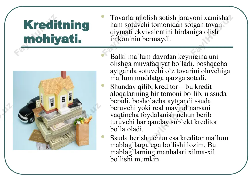 kredit mexanizmi va uning elementlari - Page 4