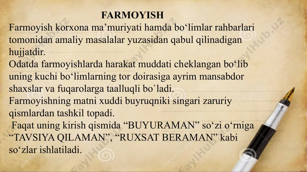 farmoyish hujjatlari - Page 3