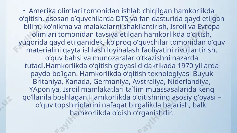 hamkorlikda o'qitish texnologiyasi - Page 5