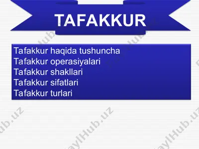 tafakkur — PPT