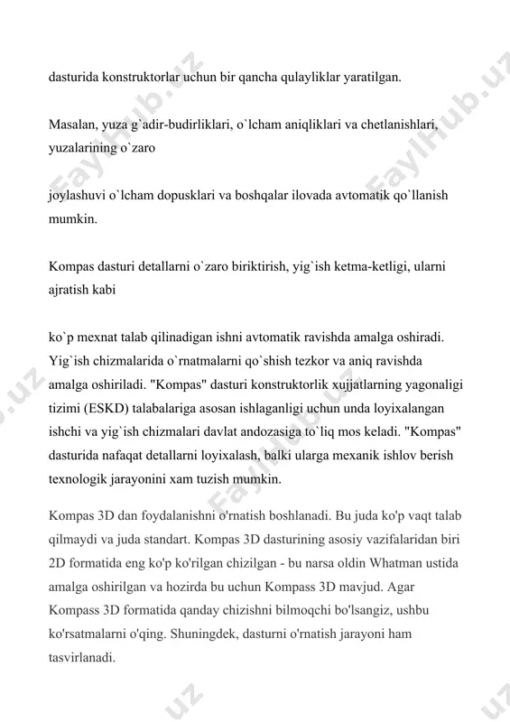 o'shishingiz, mahalliy qism yaratishingiz va makro elementlar bilan ishlashingiz mumkin. 11. ushbu elementlarning har birining qanday ishlashini bilish uchun uni ishlatishingiz kerak. bu borada murakkab narsa yo'q va agar maktabda geometriyani o'rgansangiz, siz 3d kompass bilan ham shug'ullanishingiz mumkin. 12. va endi biz bir qismini yaratishga harakat qilamiz. buning uchun asboblar panelidagi "geometriya" elementidan foydalaning. asboblar panelining pastki qismidagi ushbu elementni bosib "geometriya" elementi elementlari bilan paneli paydo bo'ladi. u erda, masalan odatiy chiziqni tanlang (segment). uni chizish uchun boshlanish nuqtasini va oxirini qo'yish kerak. birinchidan ikkinchi segmentga o'tadi. ko'rib turganingizdek, pastda chizilgan chiziq chizilgan chiziqning parametrlari bilan yangi panel paydo bo'ladi. u erda siz chiziq nuqtalarining uzunligini, uslubini va koordinatalarini qo'lda belgilashingiz mumkin. layn o'rnatilgandan so'ng, masalan, bu chiziqqa tegib turgan doirani chizishingiz mumkin. buni amalga oshirish uchun "1 chiziqqa teg-chiziq" bandini tanlang. buning uchun "circle" elementidagi chap sichqoncha tugmasini bosib ushlab turing va ochiladigan menyuda kerakli elementni tanlang. …