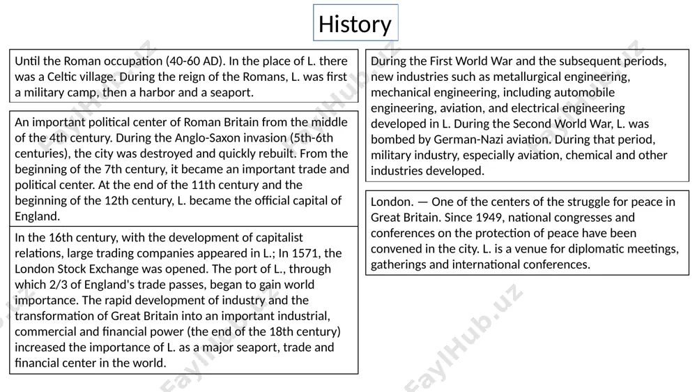 e world to host three olympic games in 1908, 1948 and 2012. six london clubs such as "arsenal", "west ham united", "crystal palace", "tottenham hotspur", "brentford", "chelsea" will participate in the english premier league. currently, the london clubs "arsenal", "tottenham" and "chelsea" are the strongest clubs in europe and the world. four london clubs participate in the english rugby championship.the city's largest stadium is wembley, which reopened in may 2007 after extensive renovations. the first match at the renovated stadium was held on may 19 between chelsea and manchester united. wembley will also host the fa cup finals.in 2012, london became the first city to host three summer olympics image1.jpg image2.png image3.png image4.jpeg image5.jpeg image6.jpeg image7.png image8.jpeg image9.jpeg image10.jpeg image11.jpg image12.jpg /docprops/thumbnail.jpeg