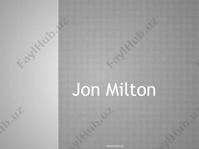 john milton — PPTX