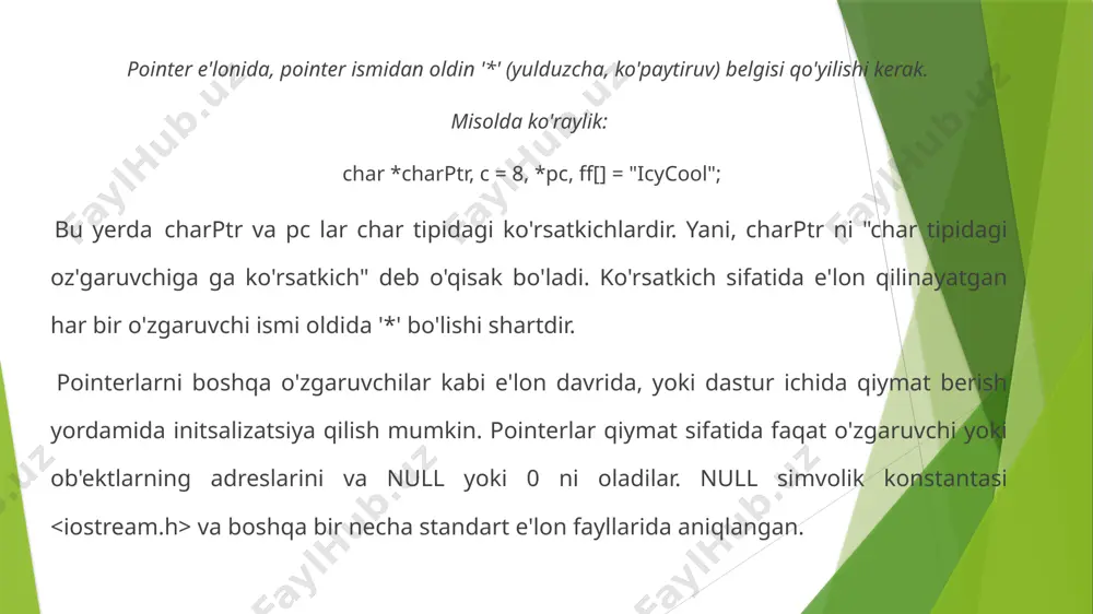 pointer argumentli funksiyalar - Page 4