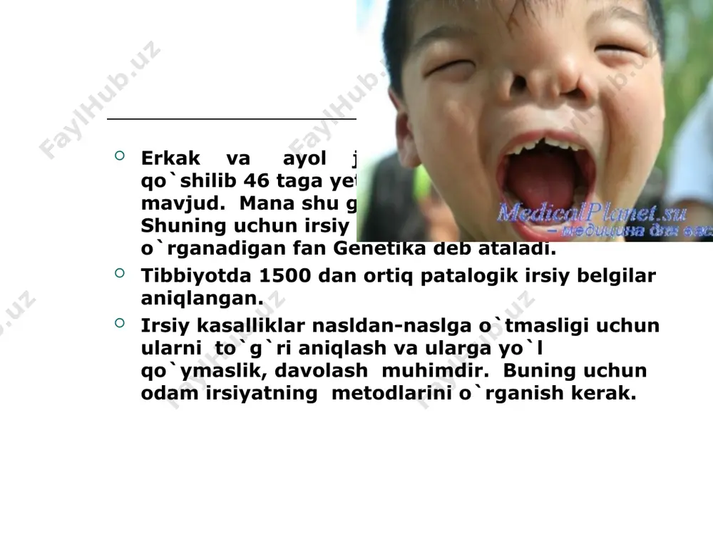irsiyat va irsiy kasalliklar - Page 5