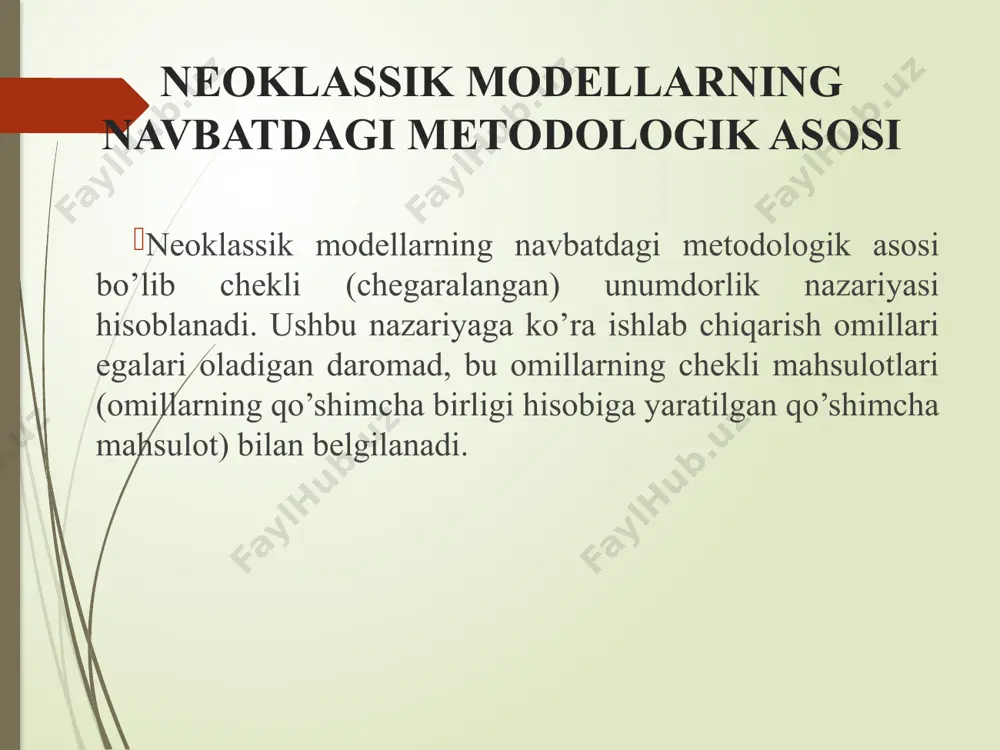 iqtisodiy o'sishning neoklassik modellari - Page 5